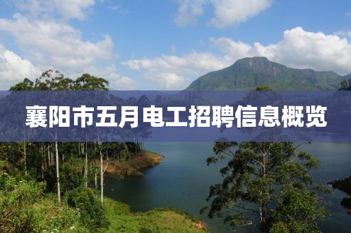 襄阳市五月电工招聘信息概览