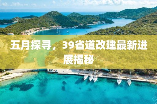 五月探寻，39省道改建最新进展揭秘