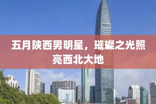 五月陕西男明星，璀璨之光照亮西北大地