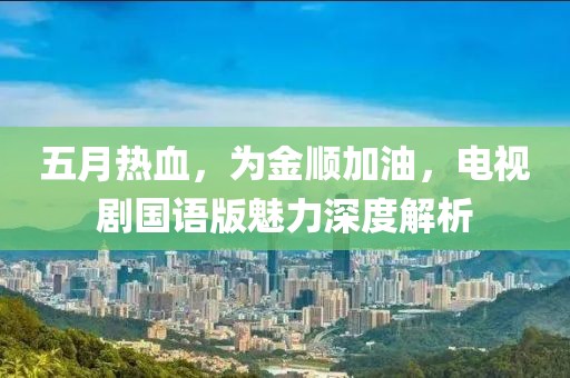 五月热血，为金顺加油，电视剧国语版魅力深度解析
