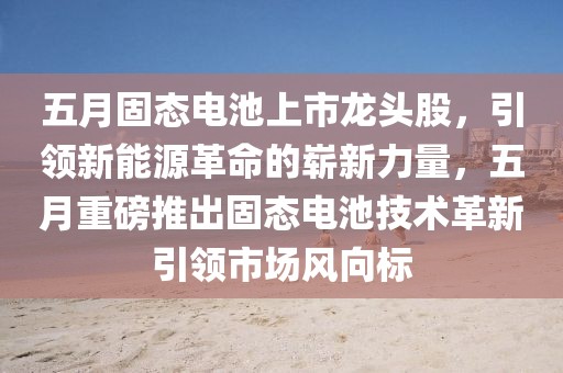 五月固态电池上市龙头股，引领新能源革命的崭新力量，五月重磅推出固态电池技术革新引领市场风向标