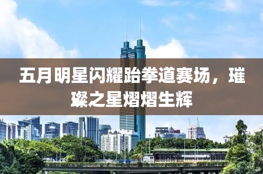 五月明星闪耀跆拳道赛场，璀璨之星熠熠生辉