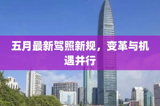 五月最新驾照新规，变革与机遇并行