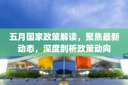 五月国家政策解读，聚焦最新动态，深度剖析政策动向