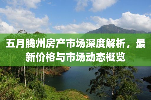 五月腾州房产市场深度解析，最新价格与市场动态概览