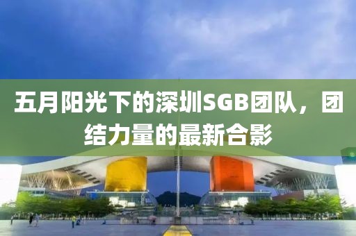 五月阳光下的深圳SGB团队，团结力量的最新合影