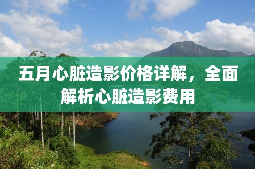 五月心脏造影价格详解，全面解析心脏造影费用