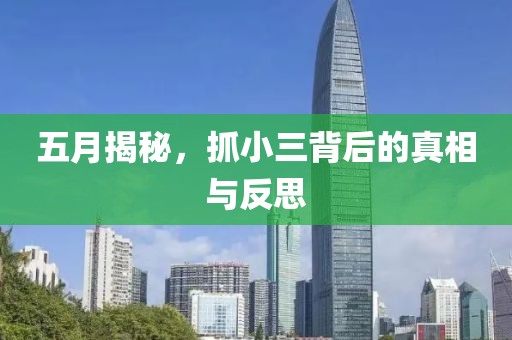 五月揭秘，抓小三背后的真相与反思
