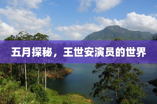 五月探秘，王世安演员的世界