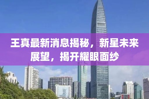 王真最新消息揭秘，新星未来展望，揭开耀眼面纱