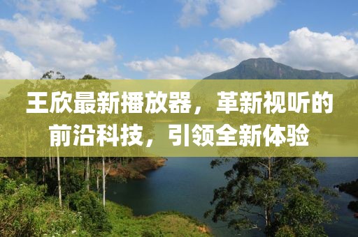 王欣最新播放器，革新视听的前沿科技，引领全新体验