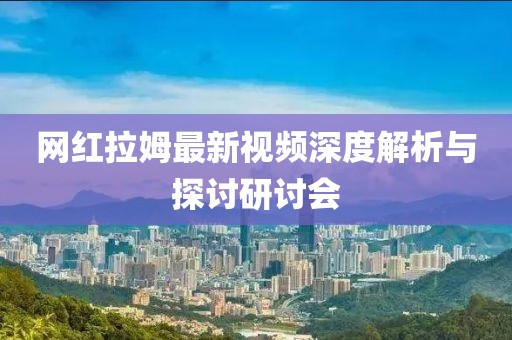 网红拉姆最新视频深度解析与探讨研讨会