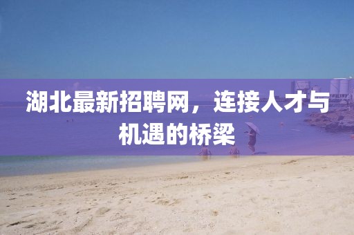 湖北最新招聘网，连接人才与机遇的桥梁