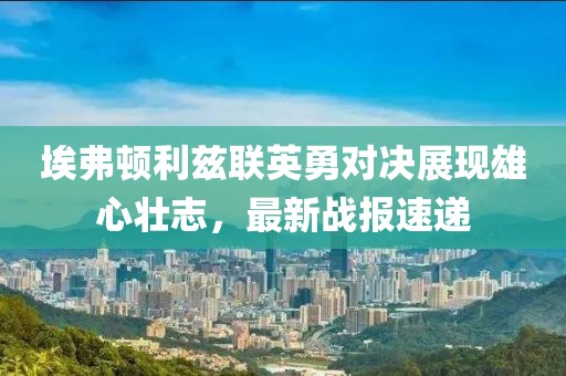埃弗顿利兹联英勇对决展现雄心壮志，最新战报速递