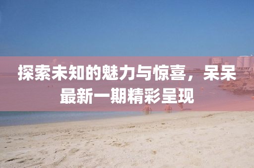 探索未知的魅力与惊喜，呆呆最新一期精彩呈现