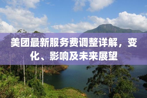 美团最新服务费调整详解，变化、影响及未来展望