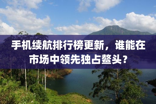 手机续航排行榜更新，谁能在市场中领先独占鳌头？