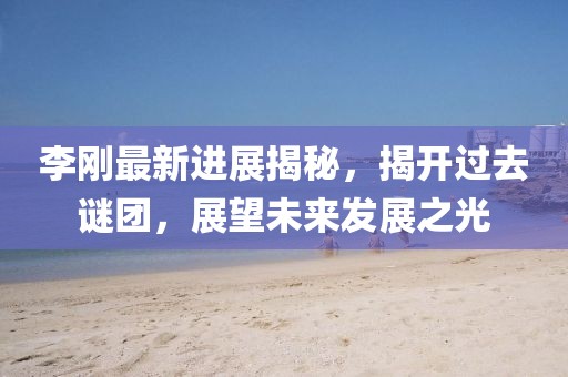 李刚最新进展揭秘，揭开过去谜团，展望未来发展之光