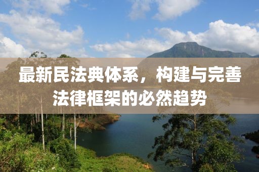 最新民法典体系，构建与完善法律框架的必然趋势