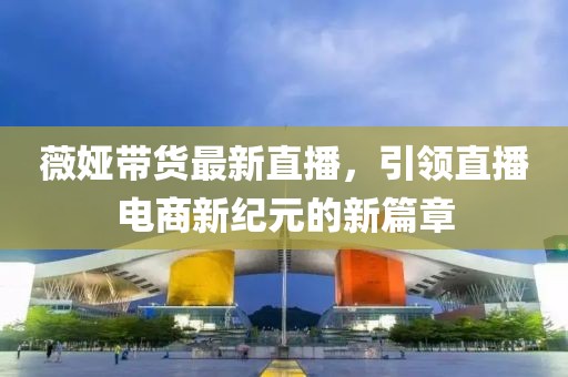 薇娅带货最新直播，引领直播电商新纪元的新篇章