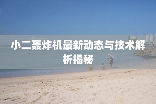 小二轰炸机最新动态与技术解析揭秘