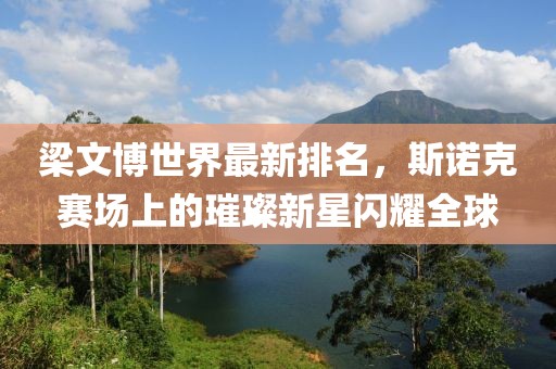 梁文博世界最新排名，斯诺克赛场上的璀璨新星闪耀全球
